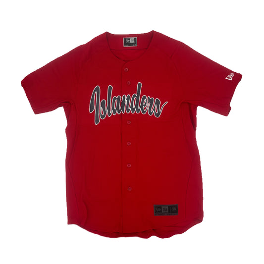 Red Baseball Jersey Islanders ,