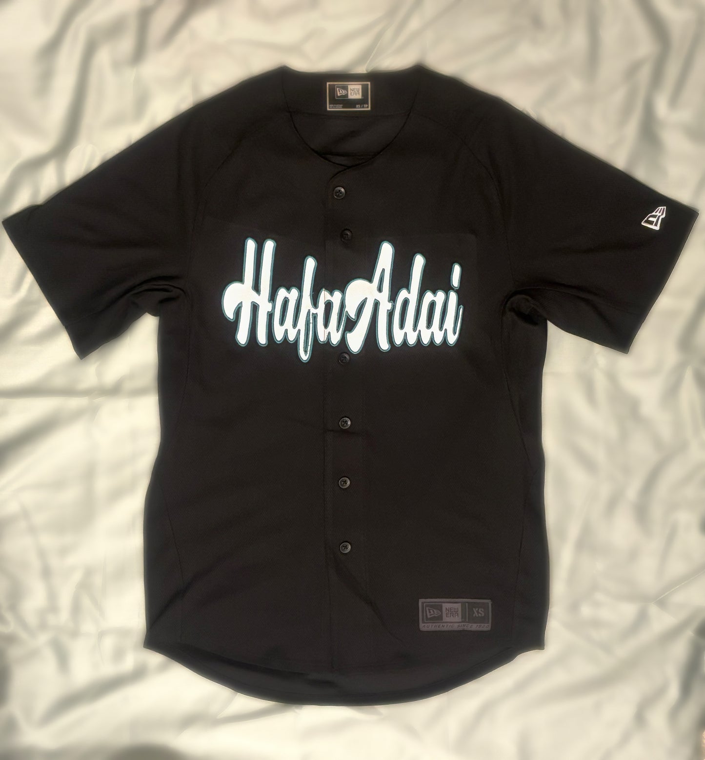 Black Baseball Jersey Hafa Adai