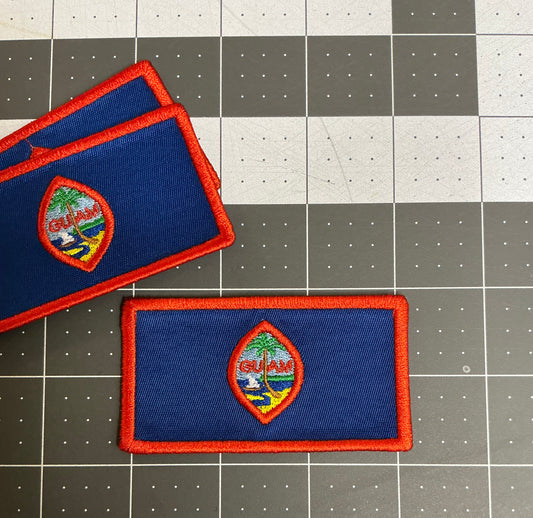 Guam flag patches/no velcro