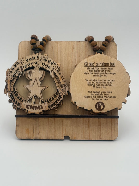 CNMI Wood Car Hangers (Saipan Pledge)